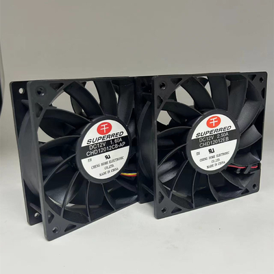Plastik-PBT Ventilator DCs 12V 80x80x25mm für Computer 35000 Stunden Leben-
