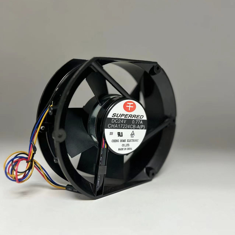 120 mm 12 V DC bürstenloser Lüfter, 17–3600 U/min, 22–156 CFM Luftstrom, kundenspezifisch
