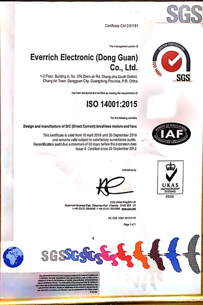 China Cheng Home Electronics Co.,Ltd zertifizierungen